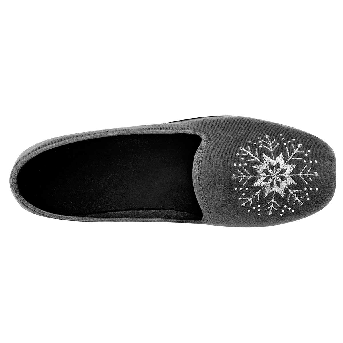 Pantuflas Exterior Textil Color Gris Para Mujer De Tovaco