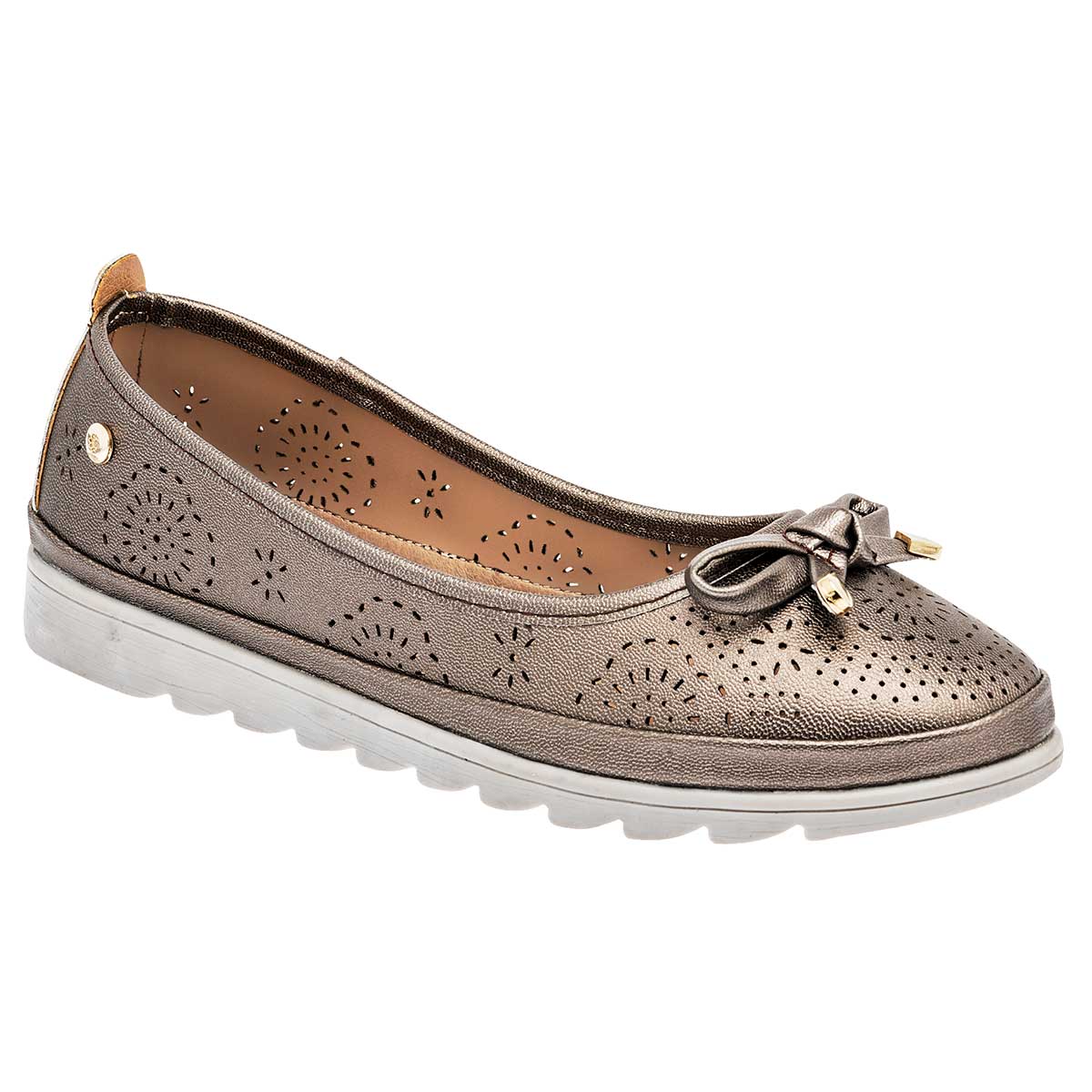 Zapatos casuales Exterior Piel sintética Color Gris Para Mujer De Moramora