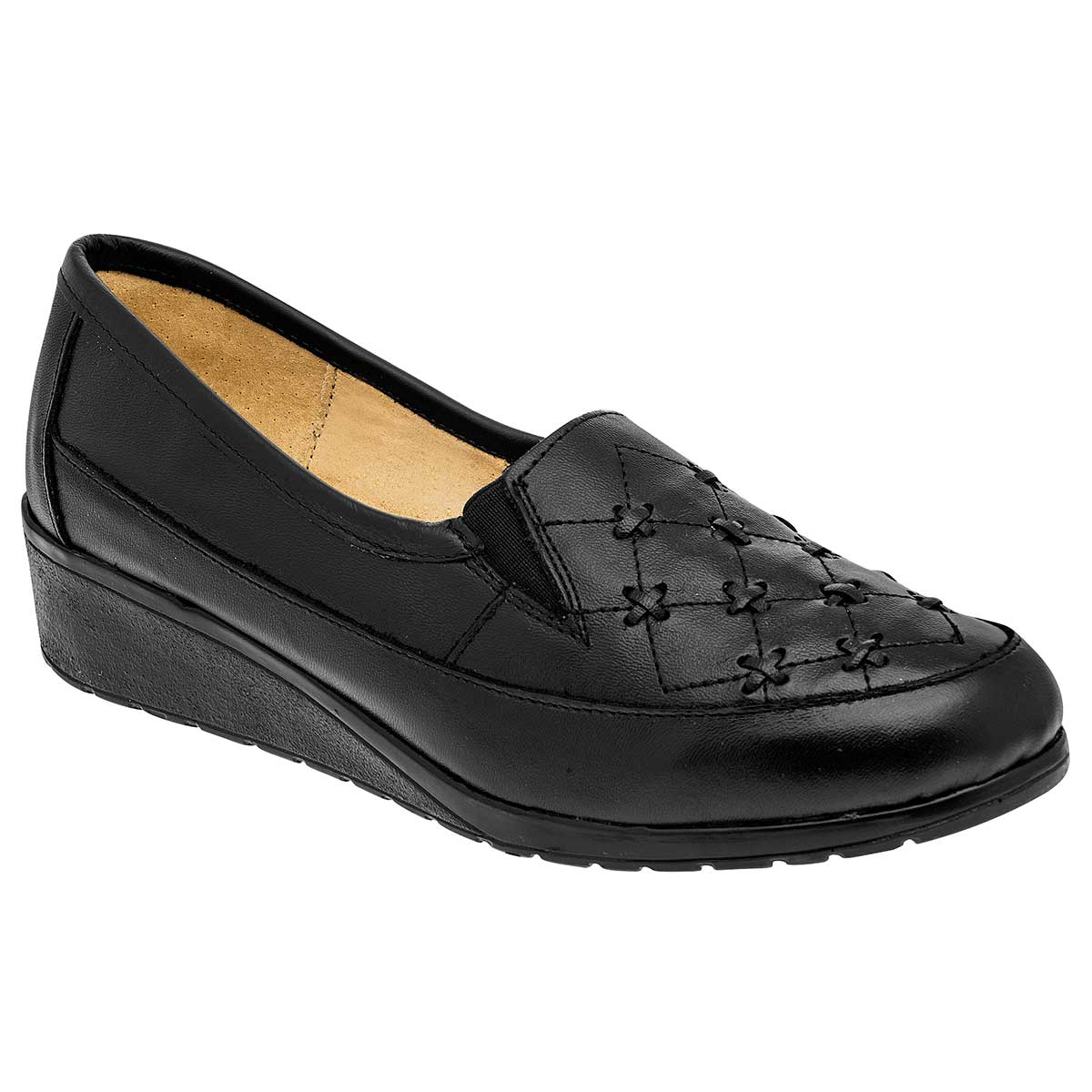 Tacones Exterior Piel Color Negro Para Mujer De Mora Confort