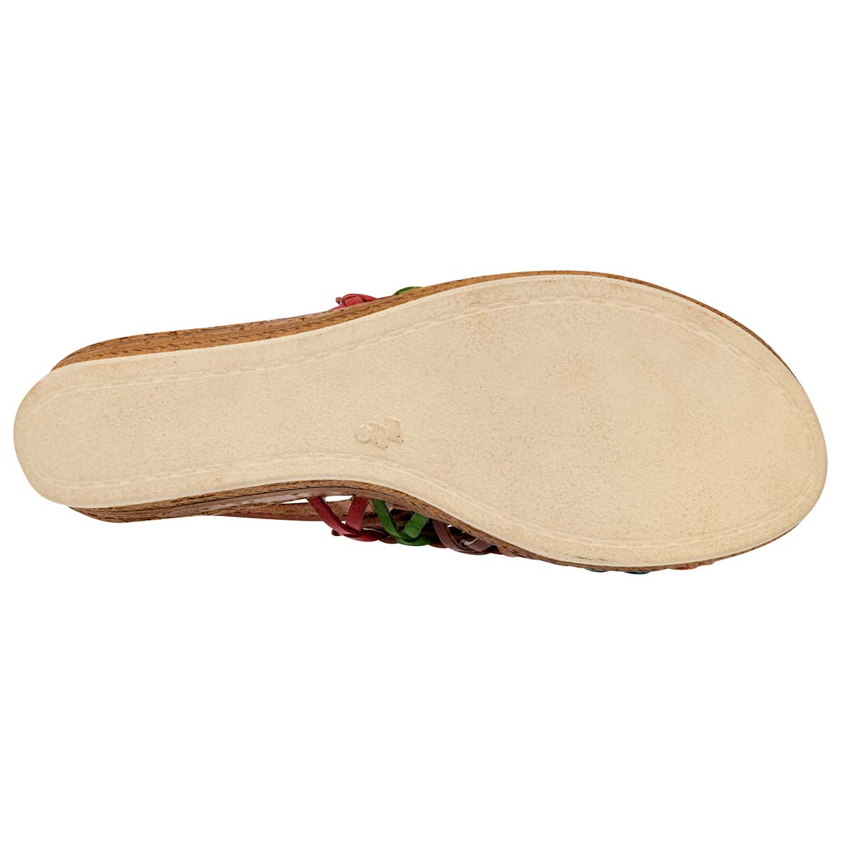 Sandalias Exterior Piel Color Camel Para Mujer De RBCOLLECTION