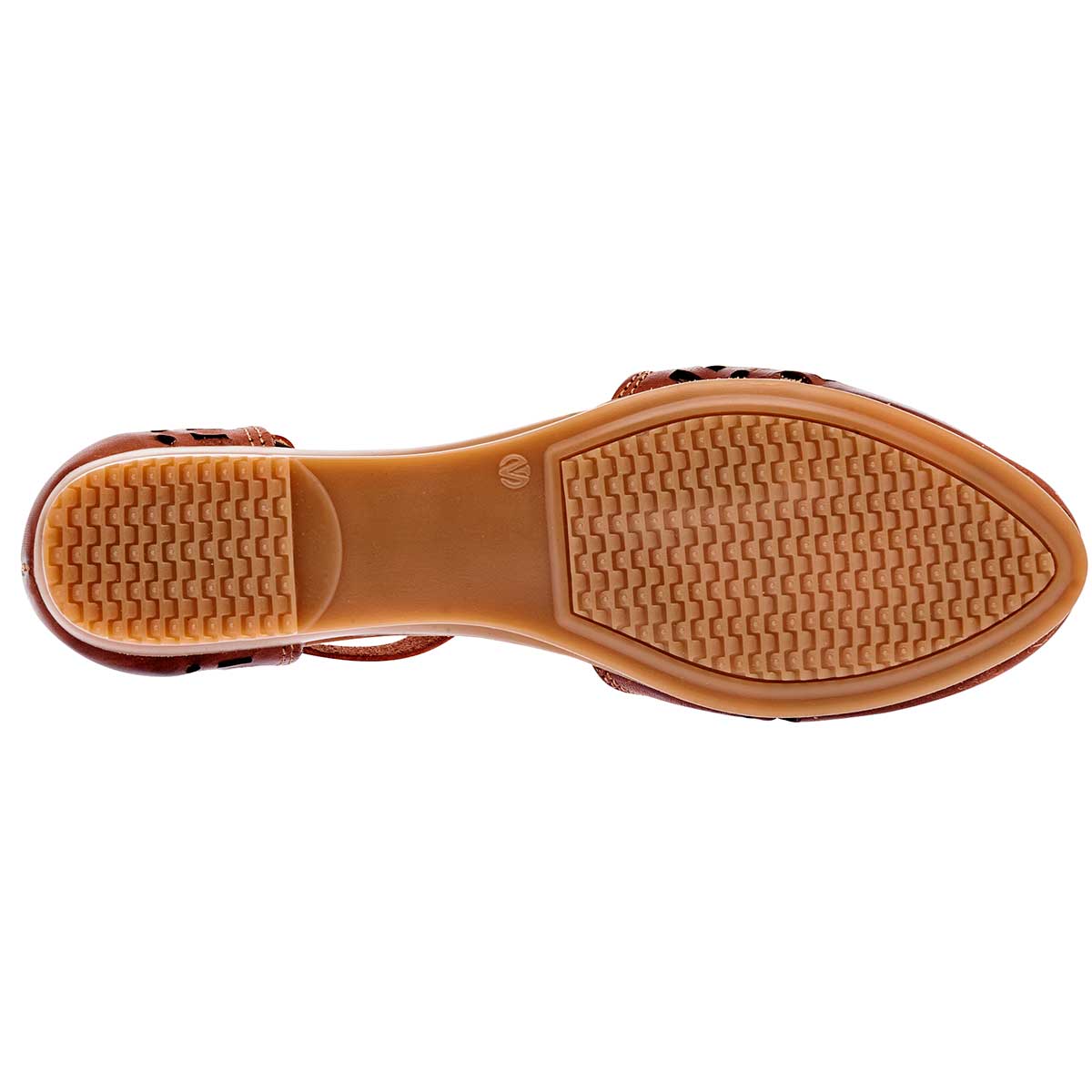 Sandalias Exterior Piel Color Café Para Mujer De RBCOLLECTION