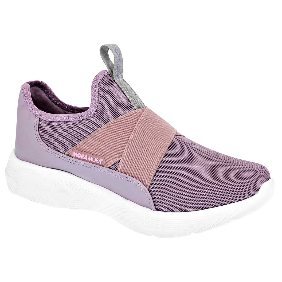 Tenis urbanos Exterior Textil Color Lila Para Mujer De Moramora