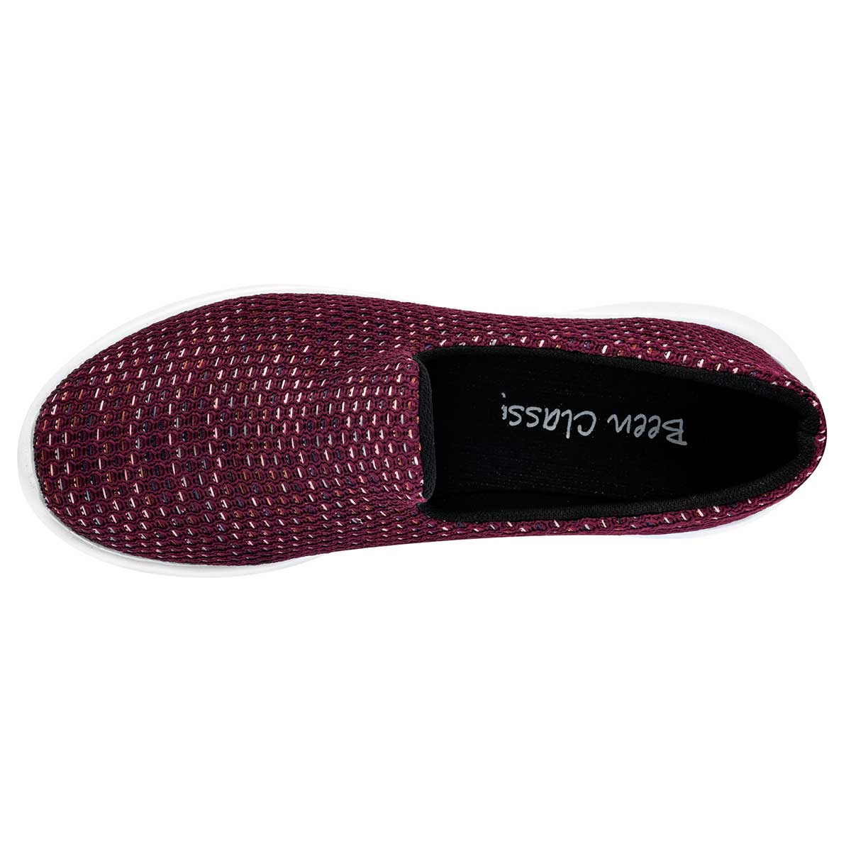 Tenis urbanos Exterior Textil Color Vino Para Mujer De Been Class