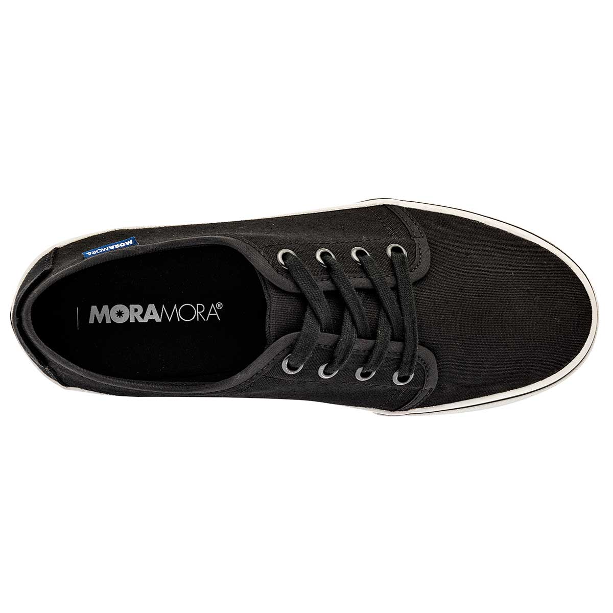 Tenis urbanos Exterior Textil Color Negro Para Mujer De Moramora