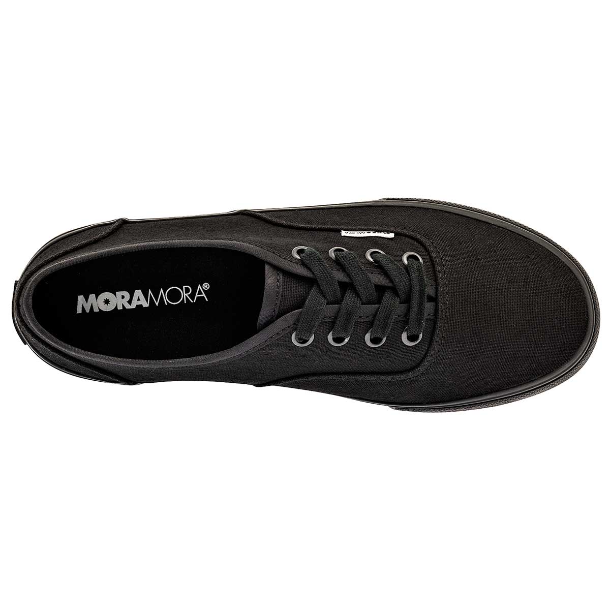 Tenis urbanos Exterior Textil Color Negro Para Mujer De Moramora