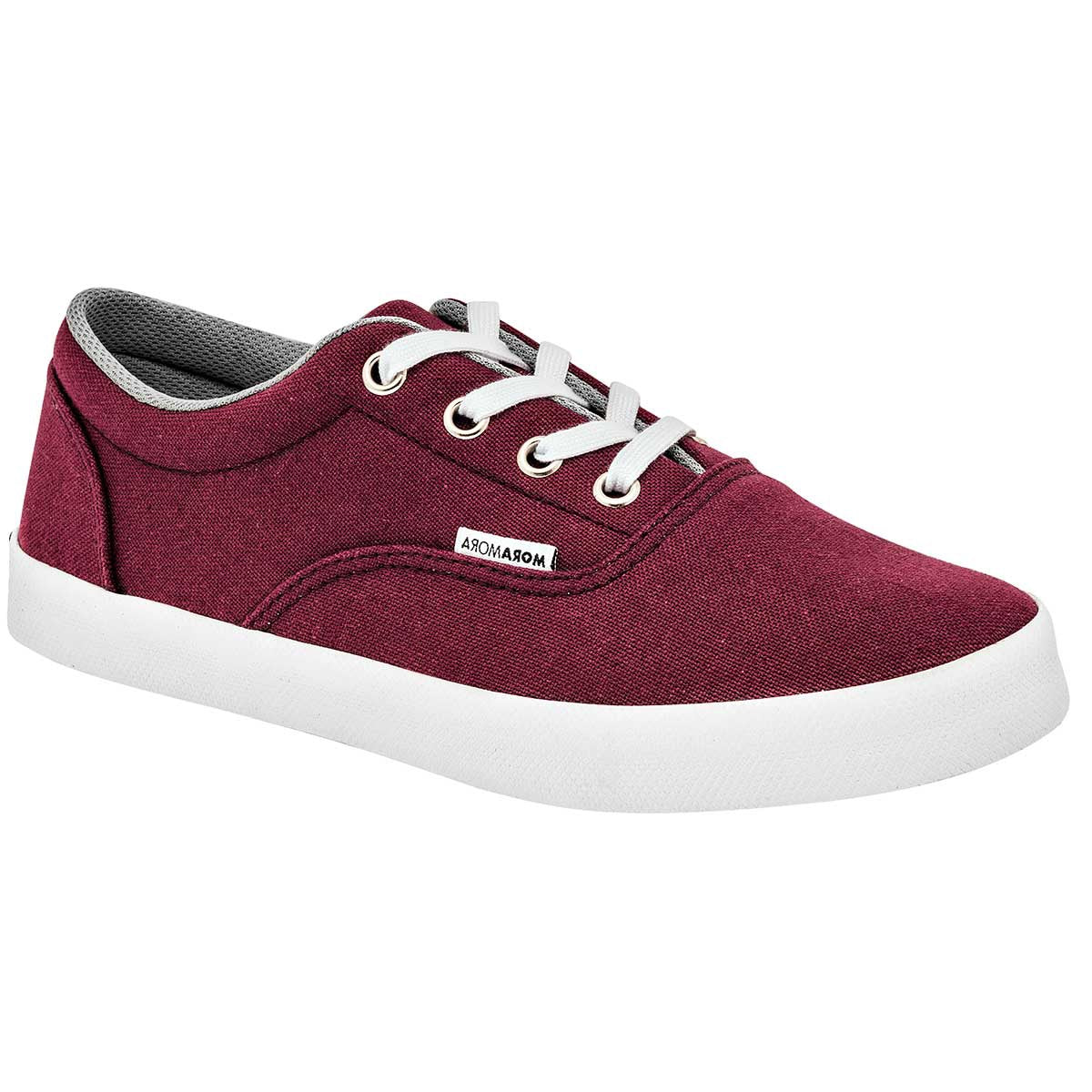 Tenis urbanos Exterior Textil Color Vino Para Mujer De Moramora