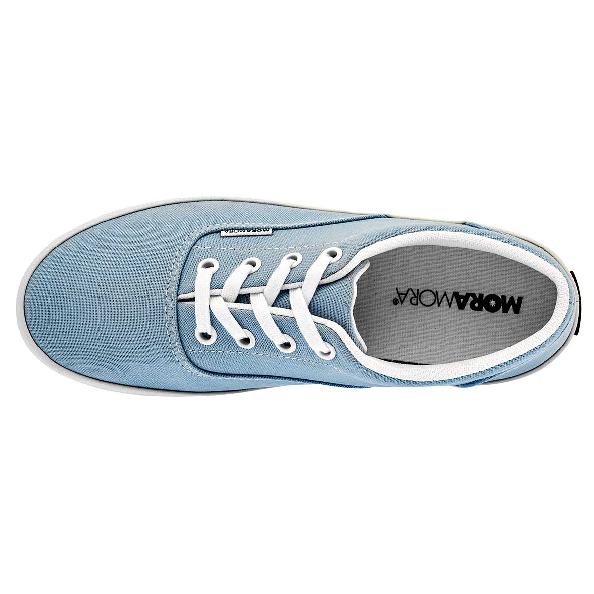 Tenis urbanos Exterior Textil Color Azul Para Mujer De Moramora