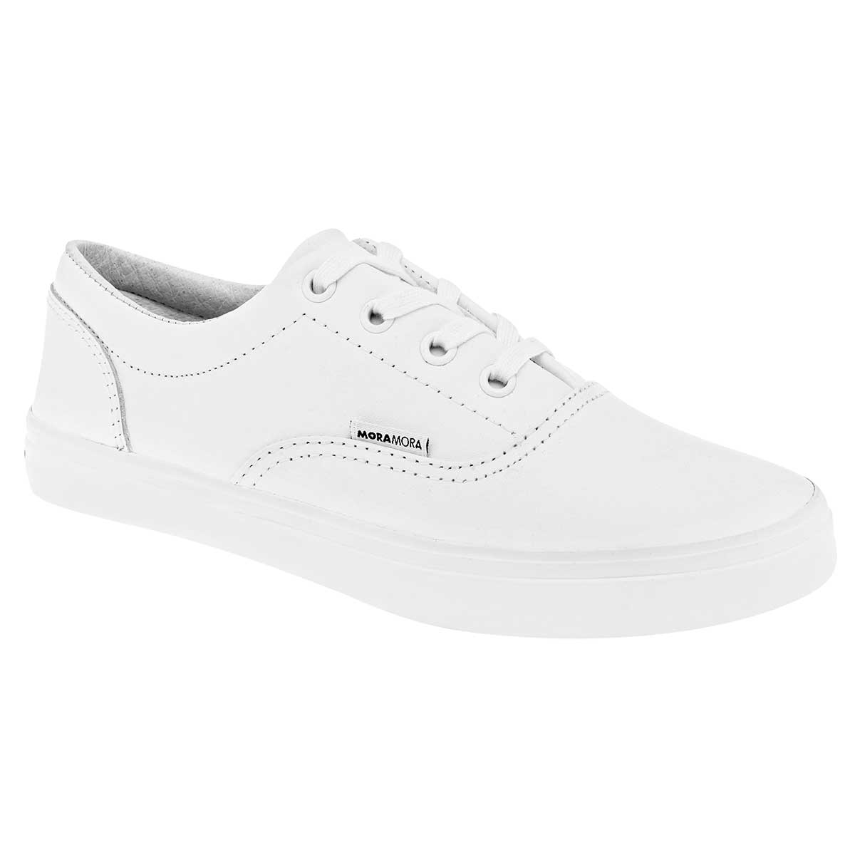 Tenis urbanos Exterior Piel Color Blanco Para Mujer De Moramora