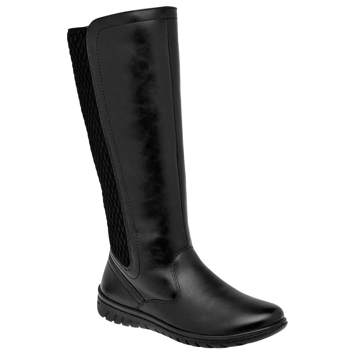 Botas altas Exterior Piel Color Negro Para Mujer De Flexi