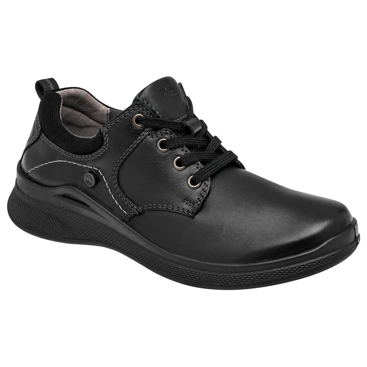 Confort Exterior Piel Color Negro Para Mujer De Flexi