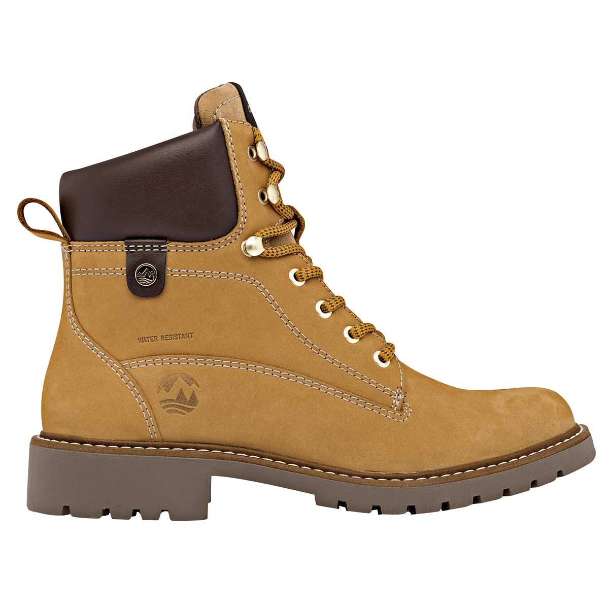 Bota casual Exterior Piel Color Amarillo Para Mujer De Flexi