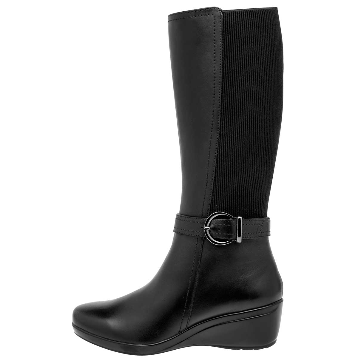 Botas altas Exterior Piel sintética Color Negro Para Mujer De Flexi