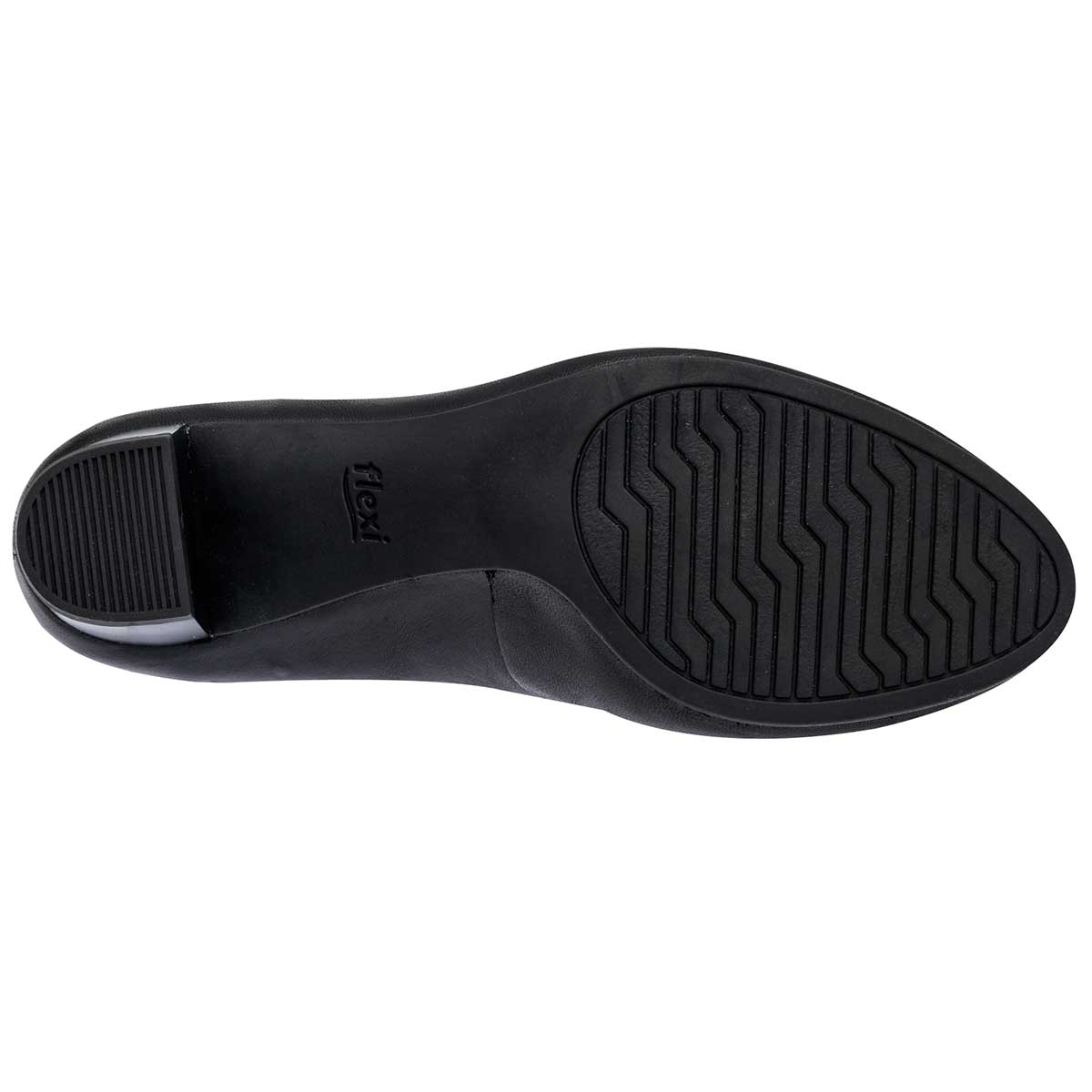 Zapatillas Exterior Piel Color Negro Para Mujer De Flexi