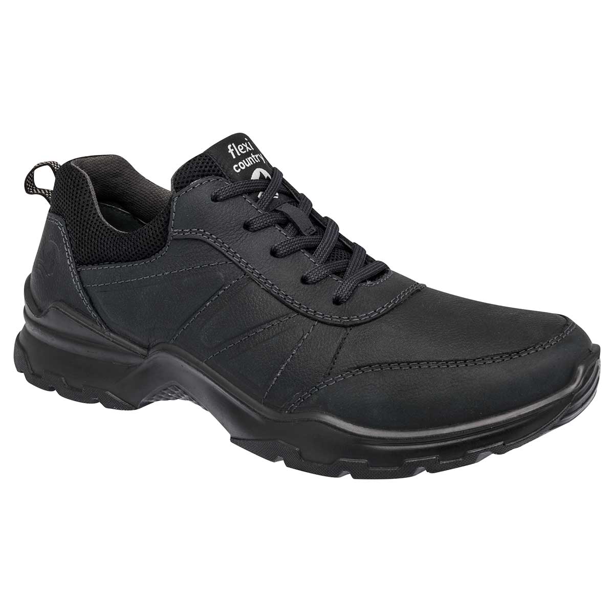 Botas de senderismo Exterior Piel Color Negro Para Hombre De Flexi