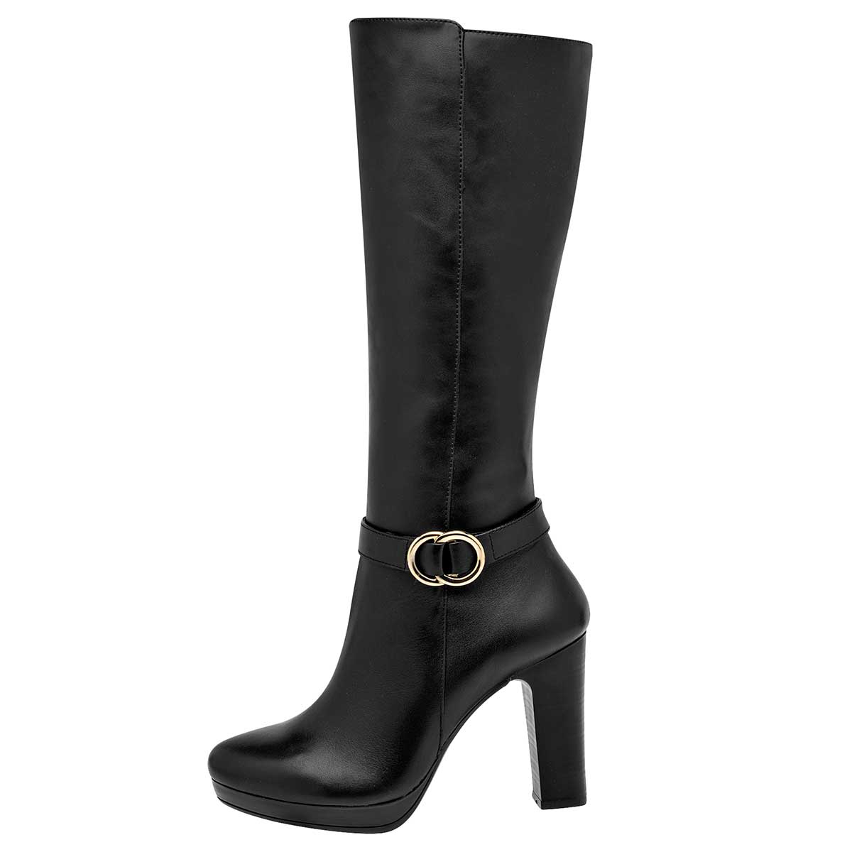 Botas altas Exterior Piel Color Negro Para Mujer De Flexi