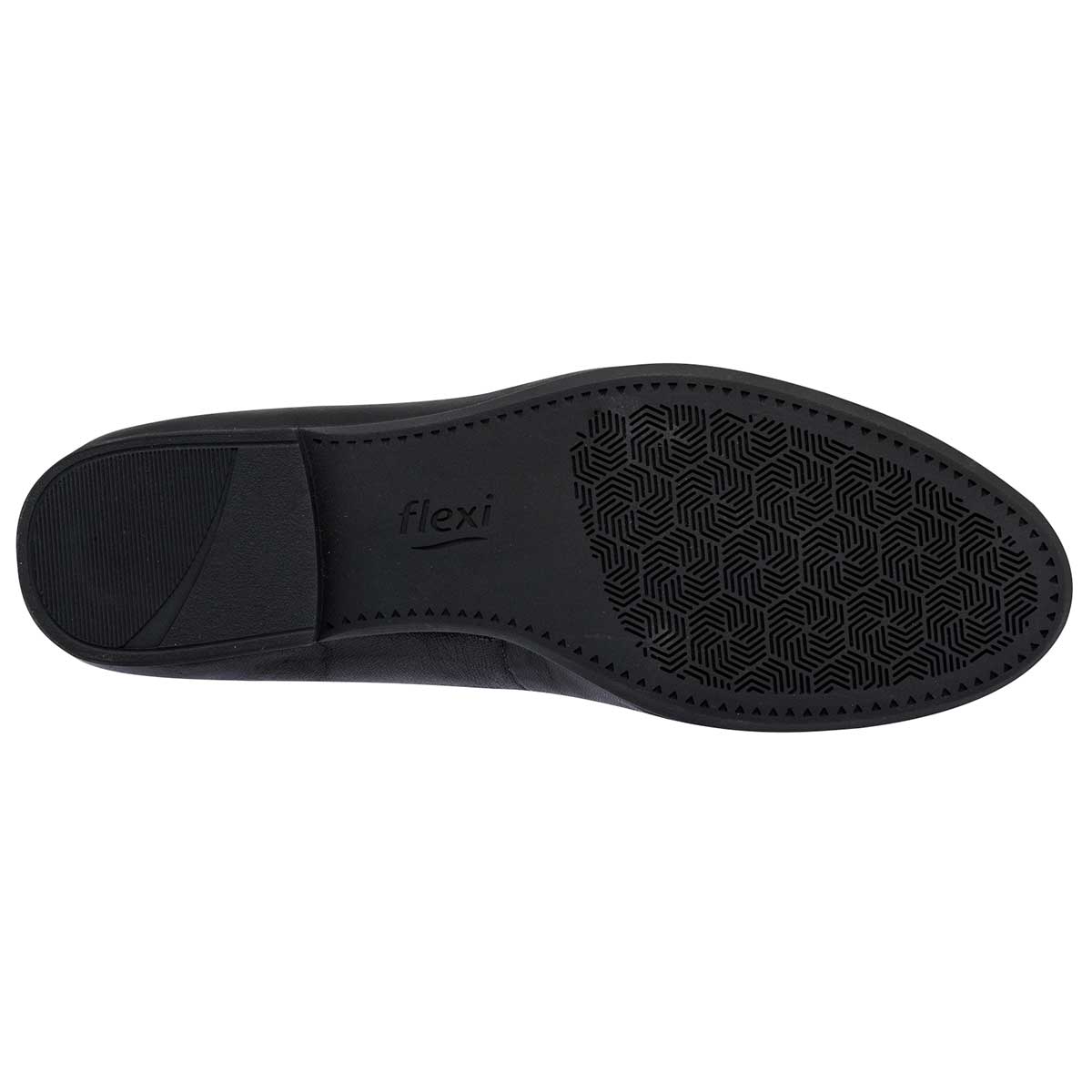 Mocasines Exterior Piel Color Negro Para Mujer De Flexi