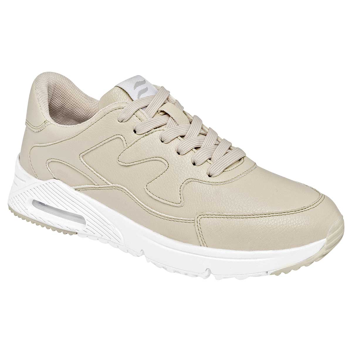 Con cordones Exterior Sintético Color Beige  Para Mujer De Flexi