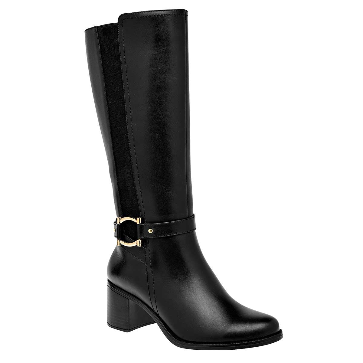 Botas altas Exterior Piel Color Negro Para Mujer De Flexi