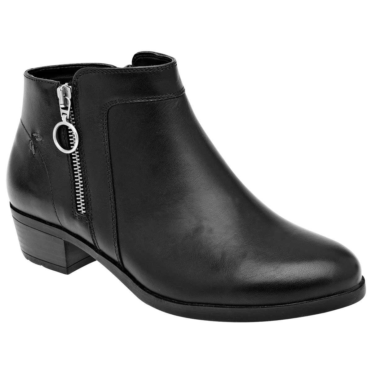 Botas tipo western Exterior Piel Color Negro Para Mujer De Flexi