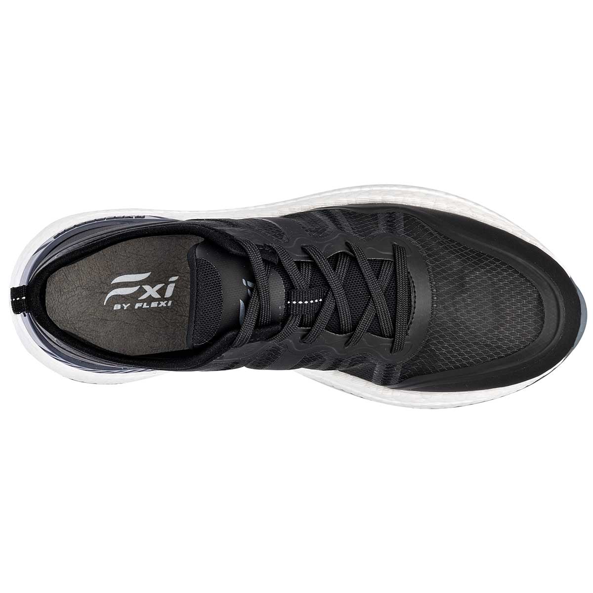 Tenis tipo deportivo Exterior Sintético Color Negro Para Mujer De Flexi