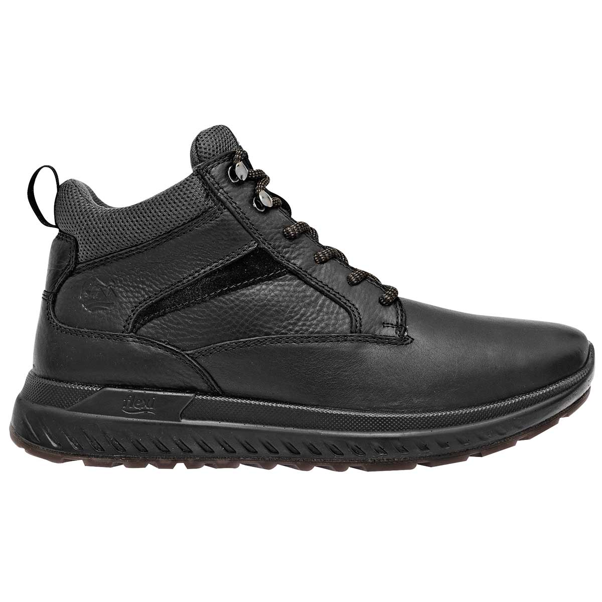 Botas casuales Exterior Piel Color Negro Para Hombre De Flexi