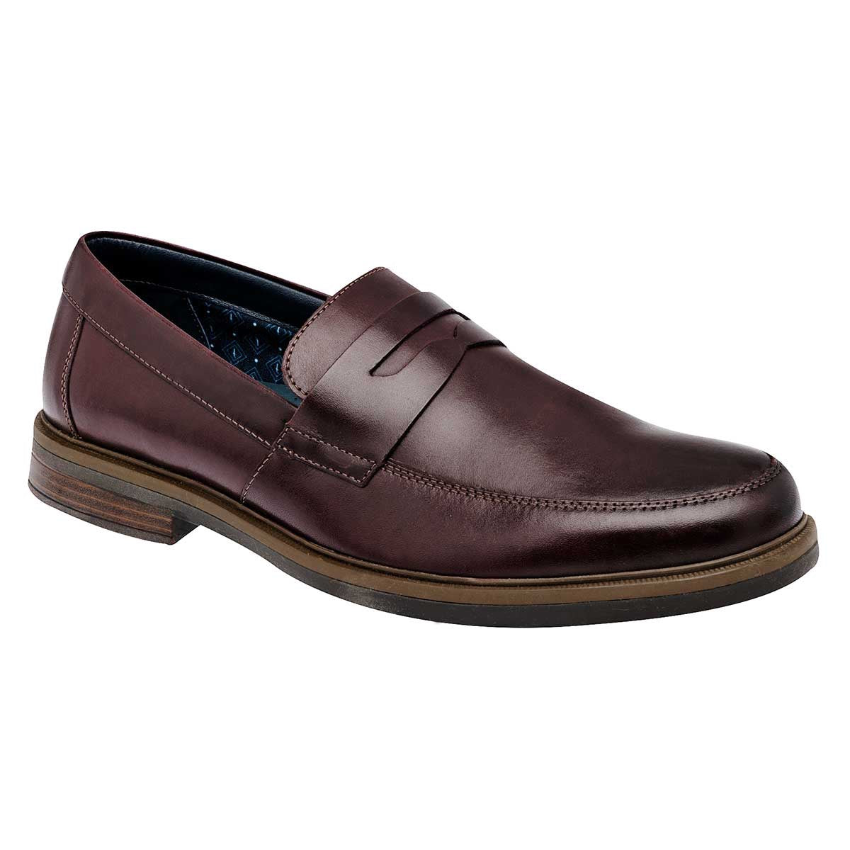 Zapatos de vestir Exterior Piel Color Vino Para Hombre De Flexi