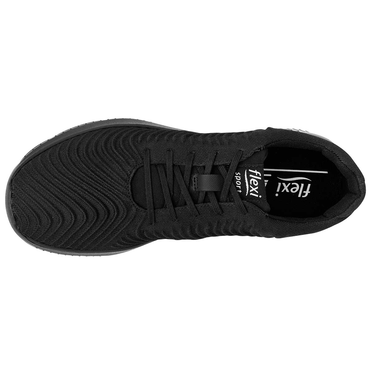 Tenis deportivos Exterior Textil Color Negro Para Hombre De Flexi