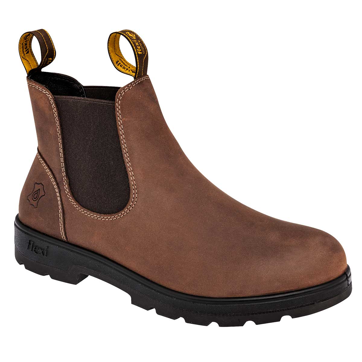 Botas casuales Exterior Piel Color Café Para Hombre De Flexi