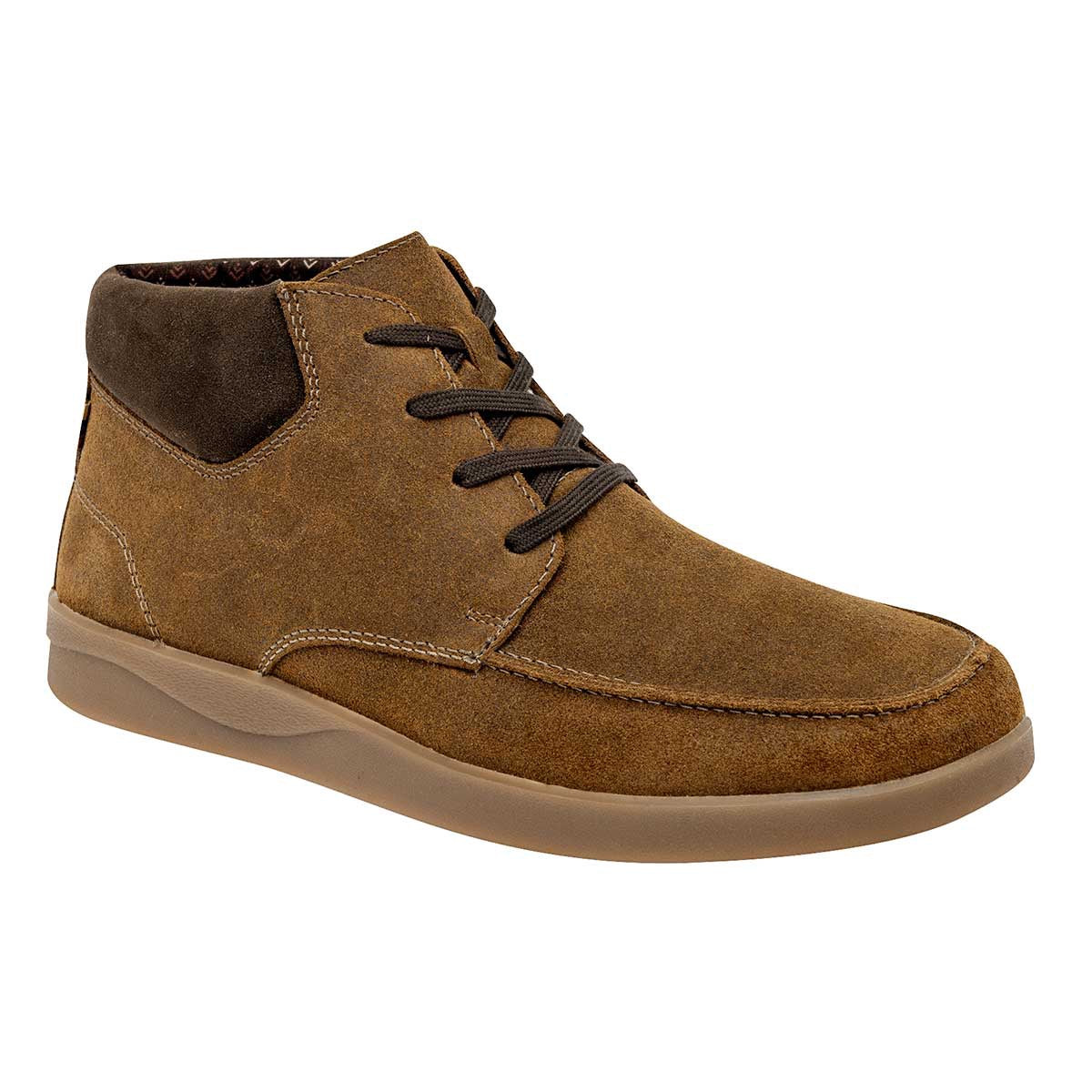 Botas casuales Exterior Piel Color Camel Con Café Para Hombre De Flexi