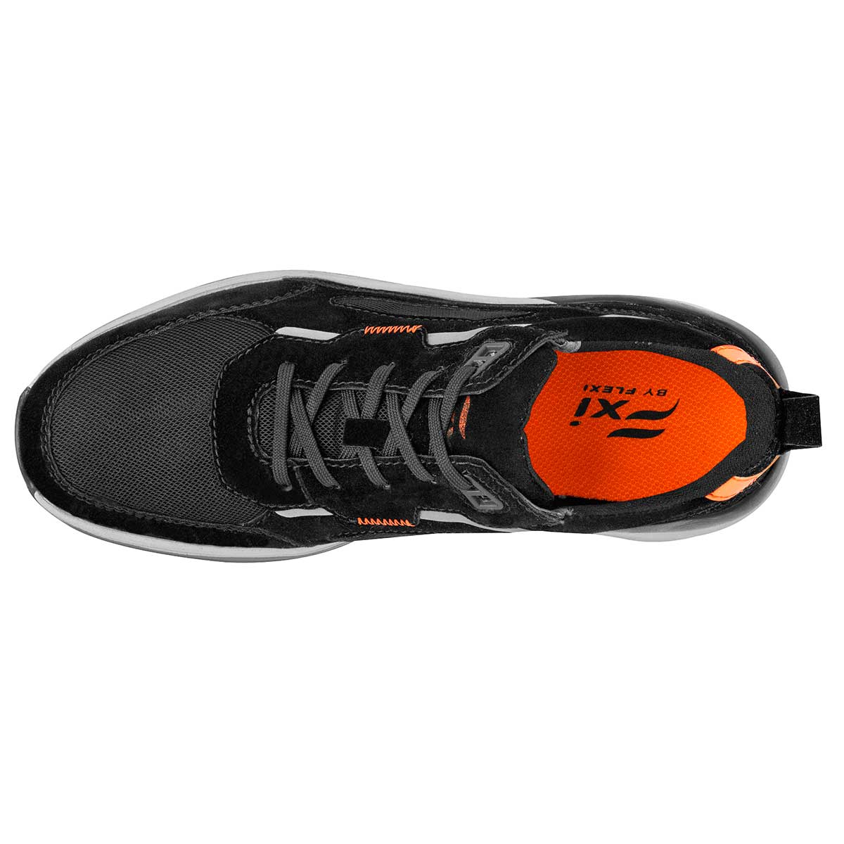 Tenis tipo deportivo Exterior Sintético Color Negro Para Hombre De Flexi