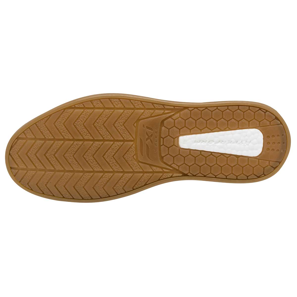 Tenis con cordones Exterior Piel Color Camel Para Hombre De Flexi