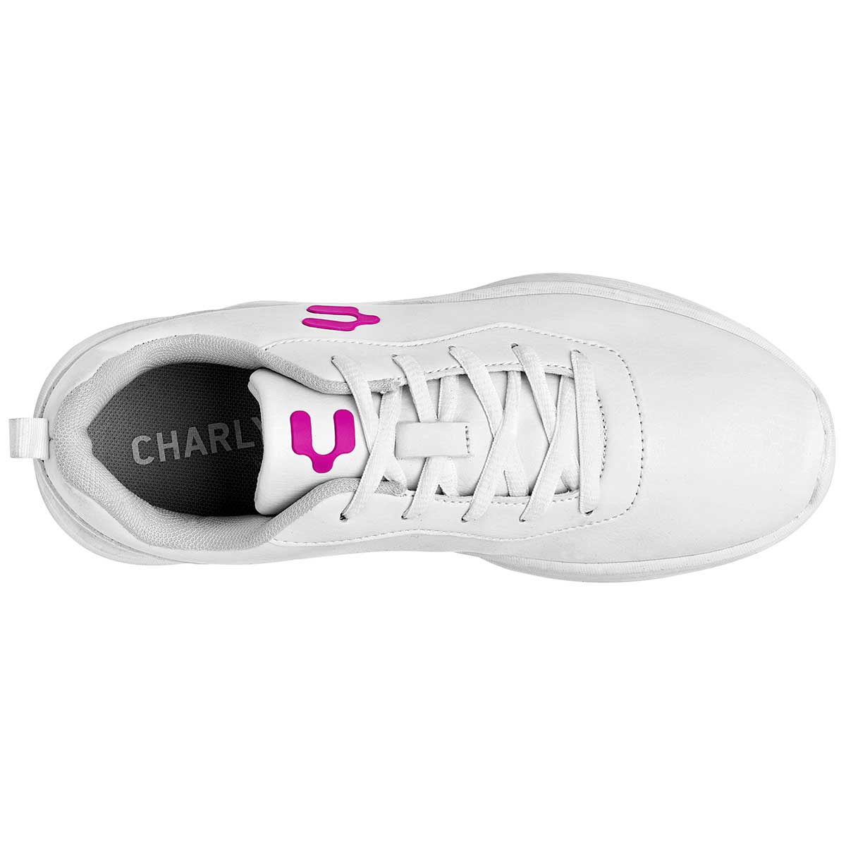 Tenis con cordones Exterior Sintético Color Blanco Para Mujer De Charly