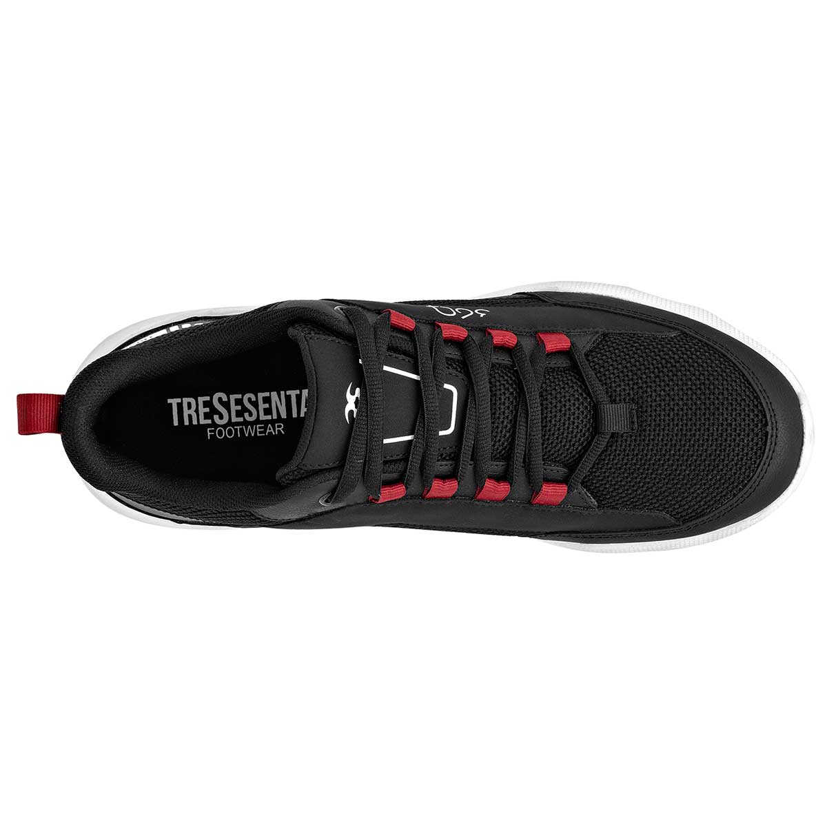 Tenis tipo deportivo Exterior Textil Color Negro Para Hombre De 360