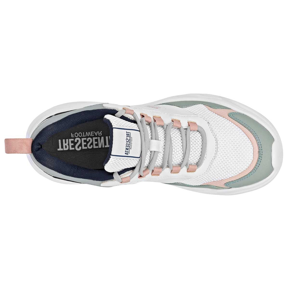 Tenis tipo deportivo Exterior Textil Color Blanco Para Mujer De 360