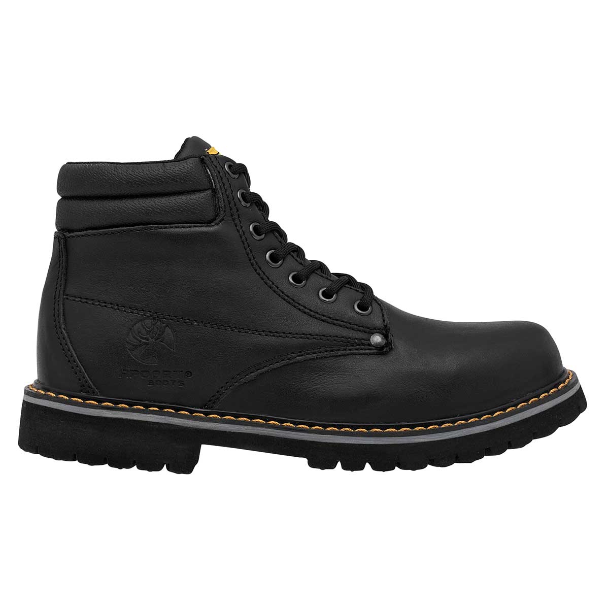 Botas casuales Exterior Piel Color Negro Para Hombre De Apoort