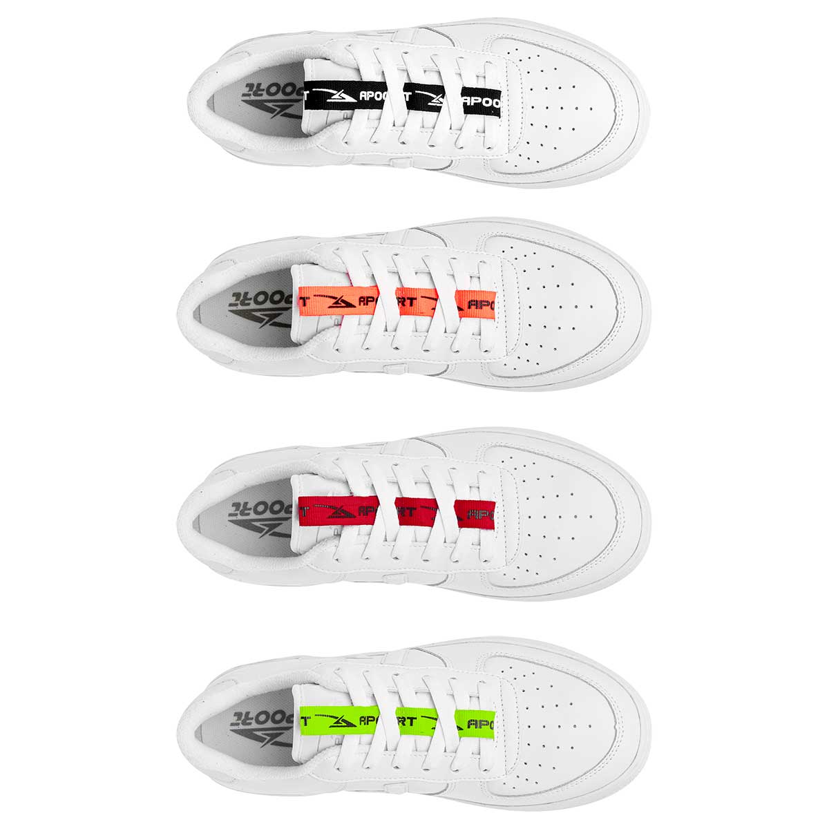 Tenis con cordones Exterior Sintético Color Blanco Para Hombre De Apoort