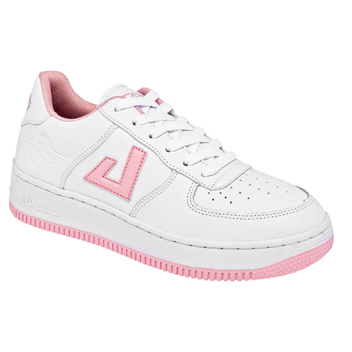 Con cordones Exterior Sintético Color Blanco Para Mujer De Apoort