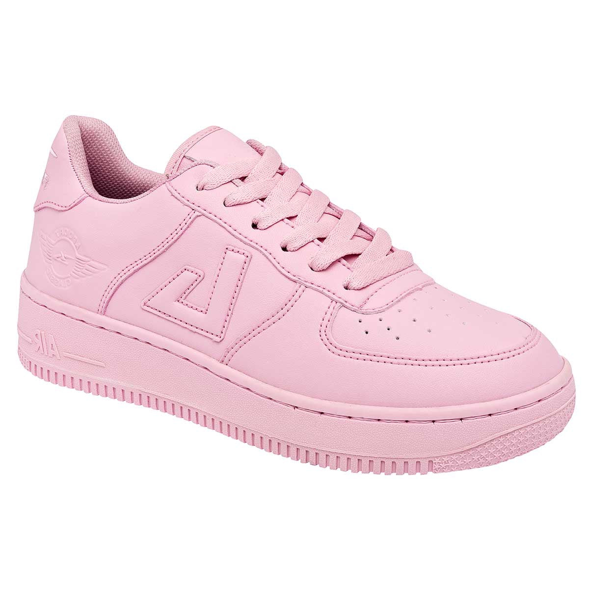 Con cordones Exterior Sintético Color Rosa Para Mujer De Apoort