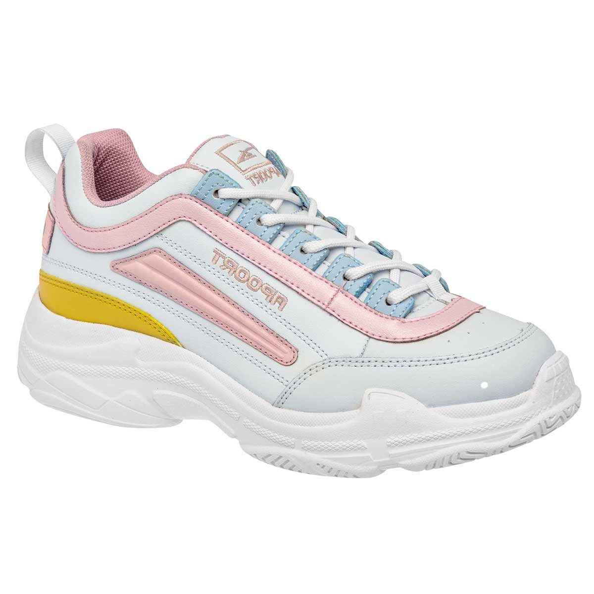 Tipo deportivo Exterior Sintético Color Blanco Para Mujer De Apoort