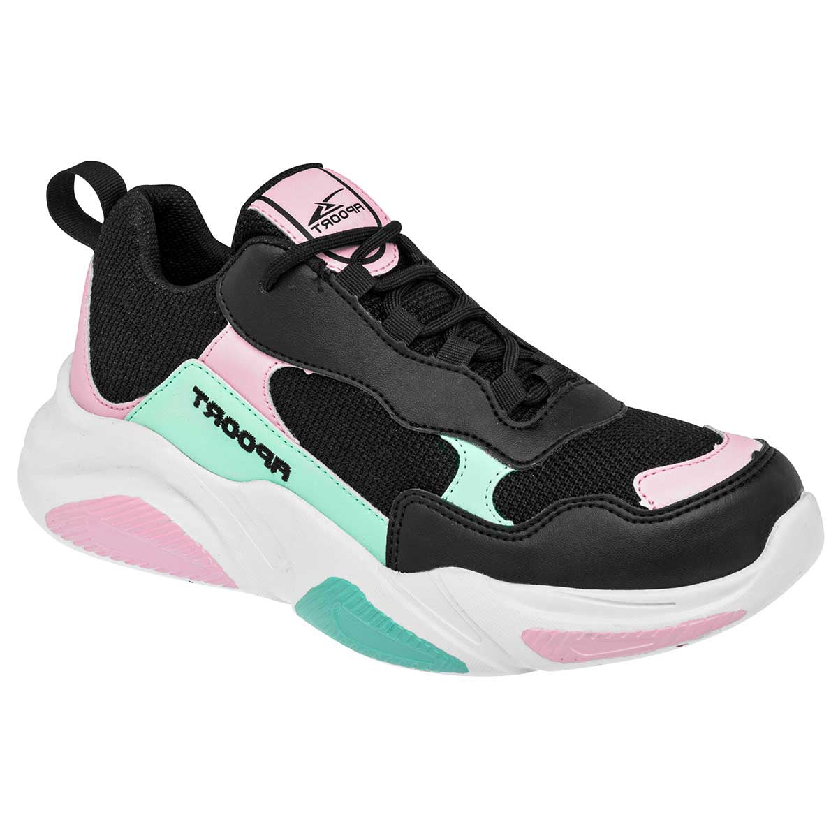 Tipo deportivo Exterior Sintético Color Negro Para Mujer De Apoort