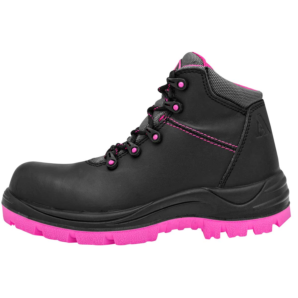 Bota industrial Exterior Piel Color Negro Para Mujer De RBCOLLECTION