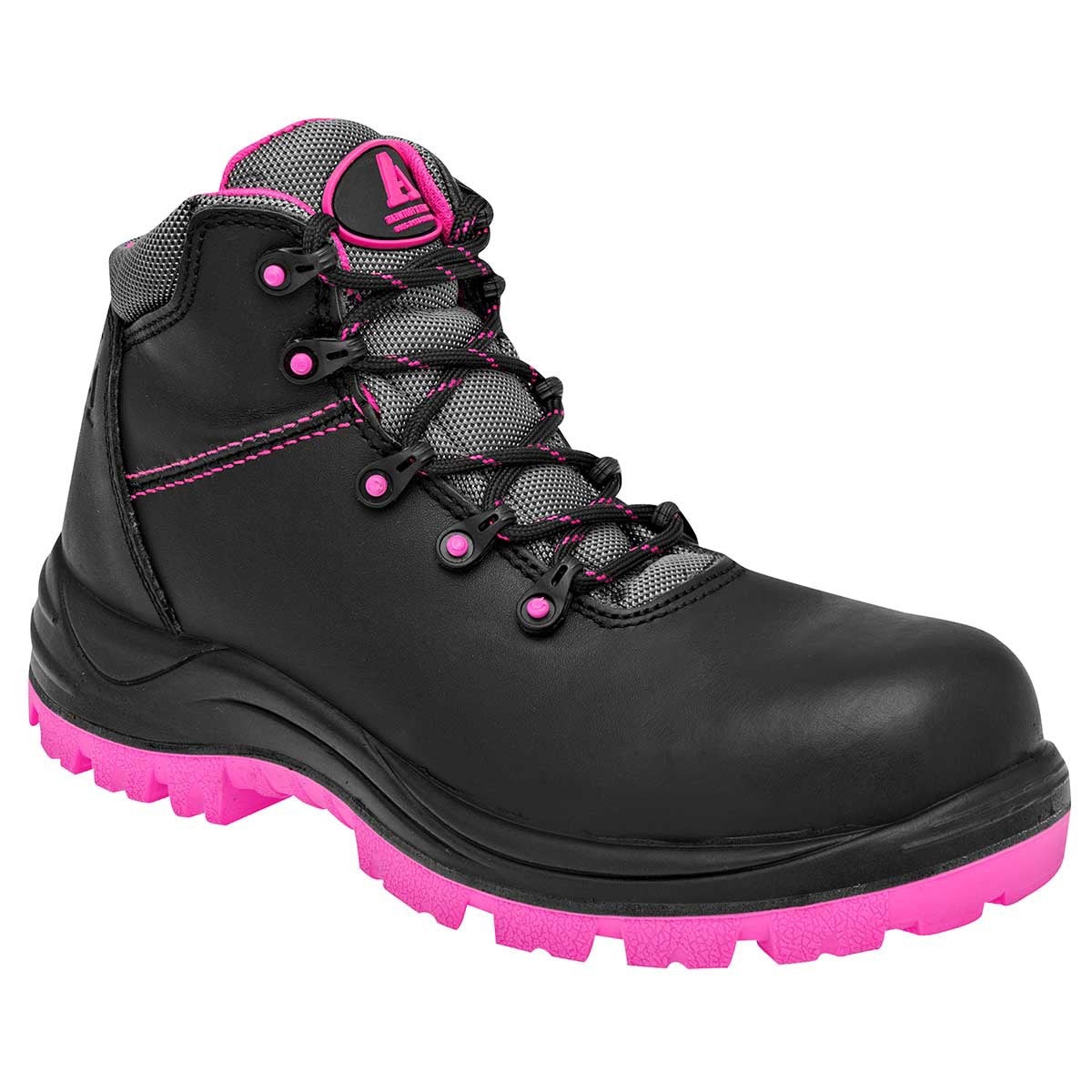 Bota industrial Exterior Piel Color Negro Para Mujer De RBCOLLECTION