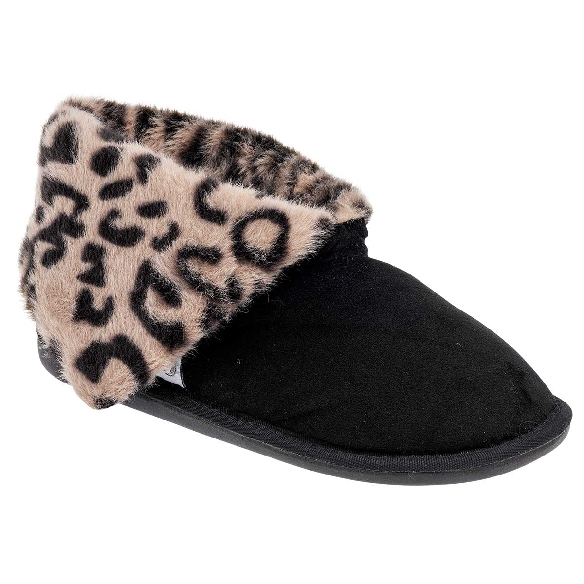 Pantuflas Exterior Textil Color Negro Con Camel Para Mujer De Arra