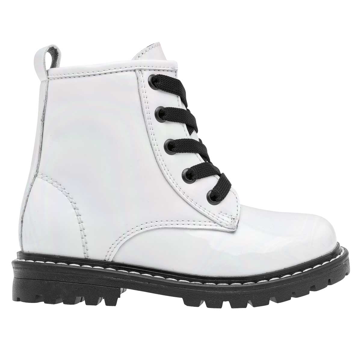 Botas Exterior Sintético Color Blanco Para Niña De Bambino