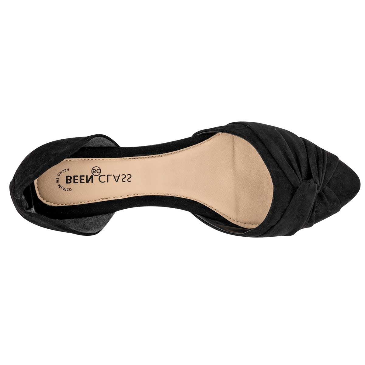 Flats puntales Exterior Textil Color Negro Para Mujer De Been Class