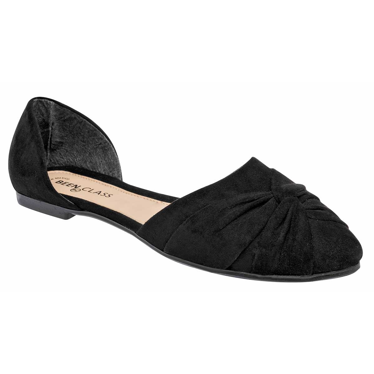 Flats puntales Exterior Textil Color Negro Para Mujer De Been Class