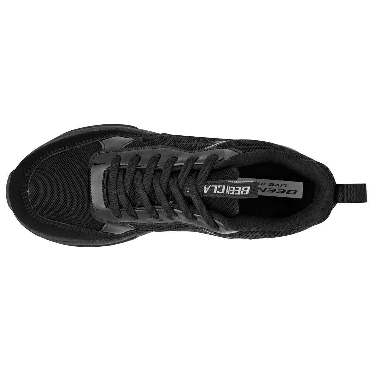 Tenis con cordones Exterior Sintético Color Negro Para Mujer De Been Class