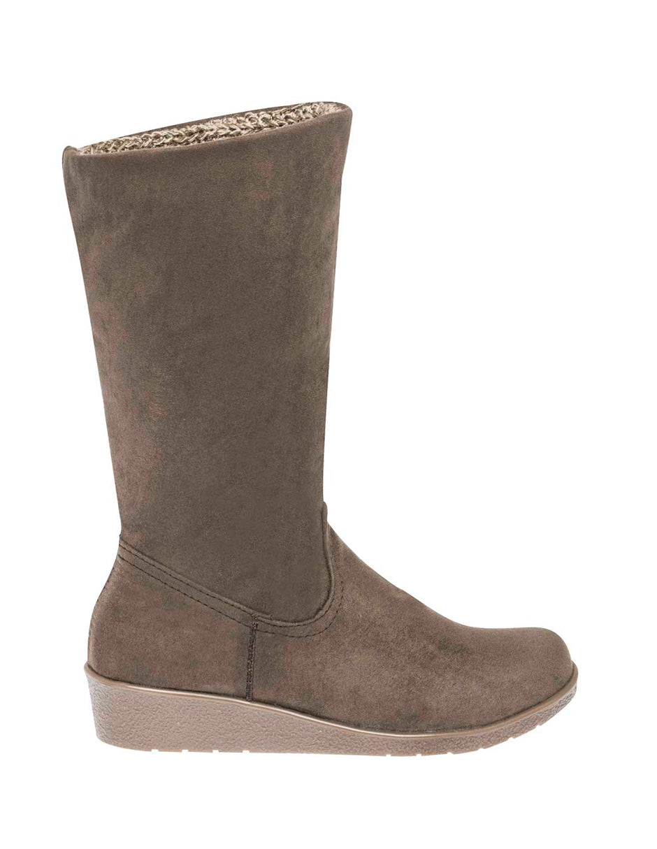 Botas altas Exterior Textil Color Café Para Mujer De RBBASICS