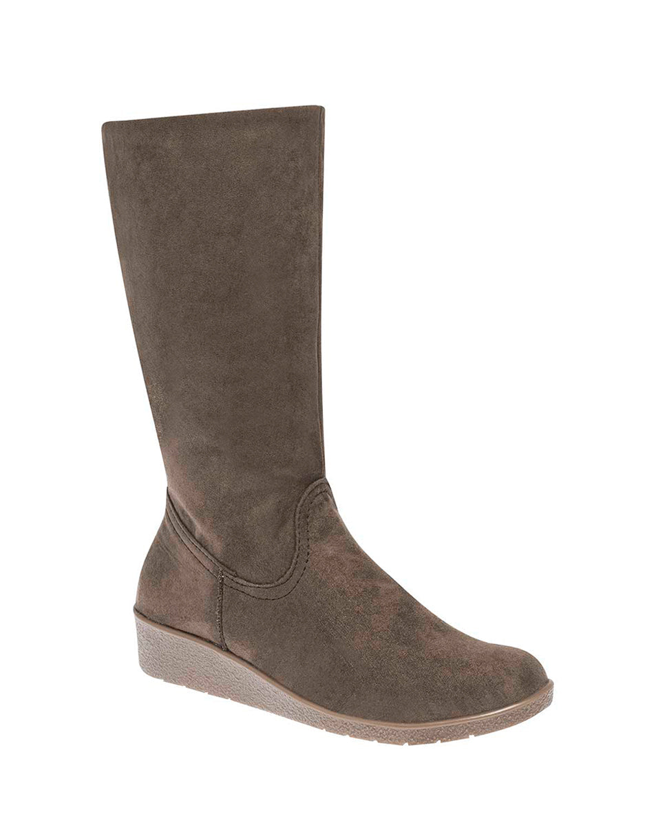 Botas altas Exterior Textil Color Café Para Mujer De RBBASICS