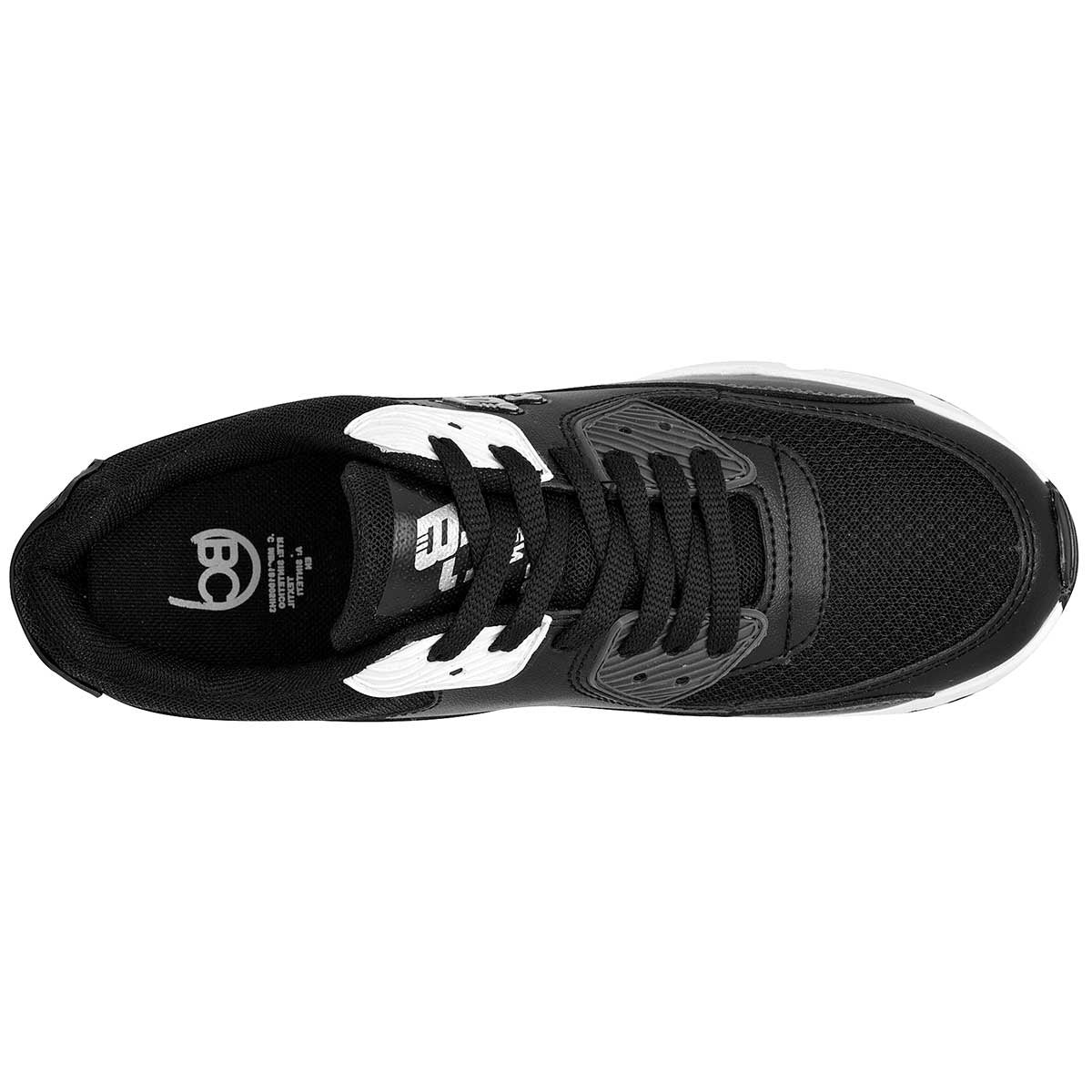 Tenis con cordones Exterior Sintético Color Negro Con Blanco Para Mujer De Been Class